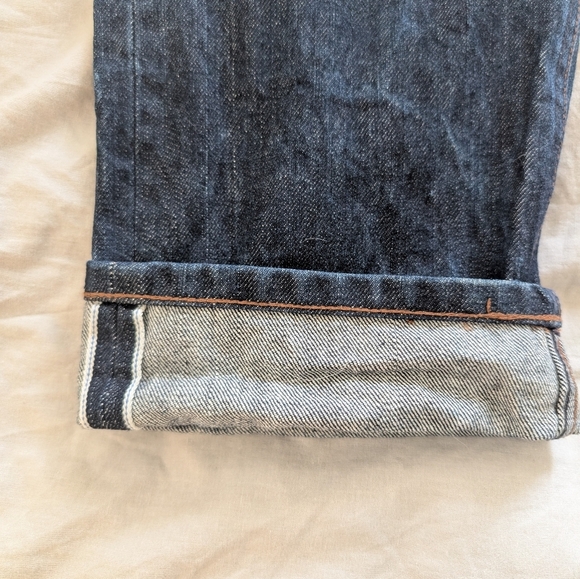 The Unbranded UB201 Tapered Fit - 14.5oz Indigo Selvedge Denim Size 36 Raw Denim - Picture 10 of 15